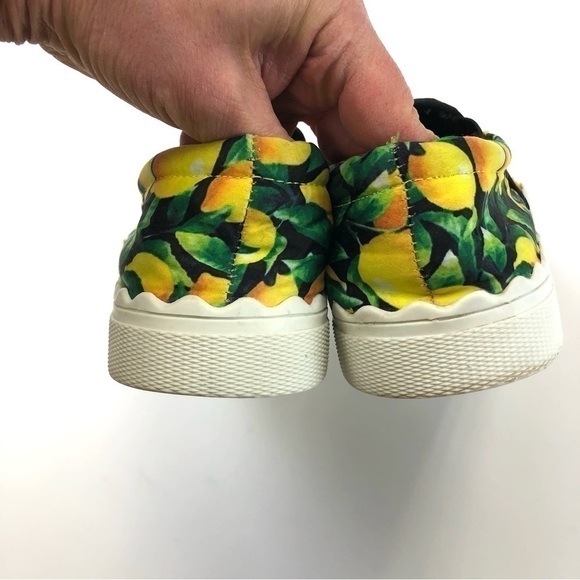 𝅺betsey Johnson Emmett lemon print sneaker loafers Size 10 - Picture 9 of 9